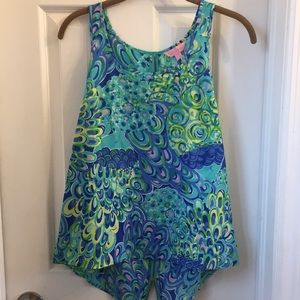 Lilly Pulitzer silk blouse tank